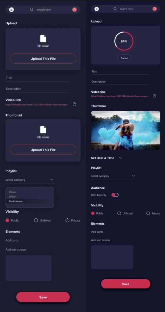 Image of the Avybe creator dashboard